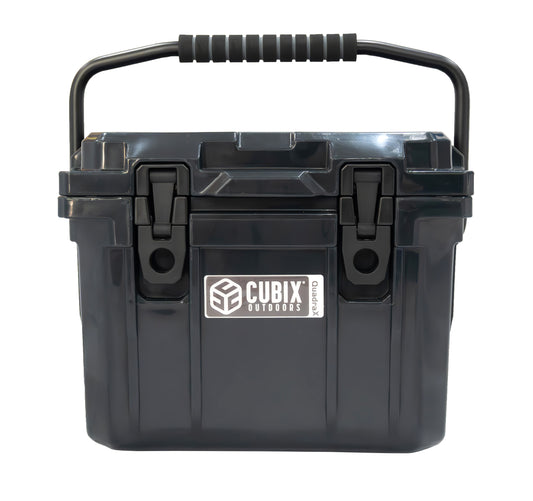 QuadraX 10-Quart Personal Cooler-Gloss Black