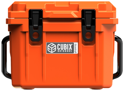 OUTLET - 10 Quart QuadraX Cooler - Rotomolded - Ember Orange