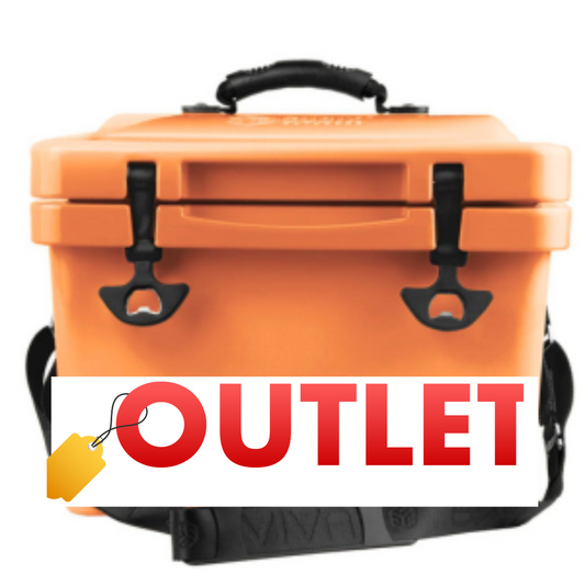 CLEARANCE - 14 Quart Viva Cooler - Rotomolded - Fiesta Orange