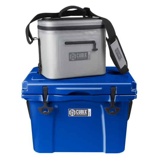 OUTLET - 25 Quart Viva Cooler - Rotomolded - Azure Blue