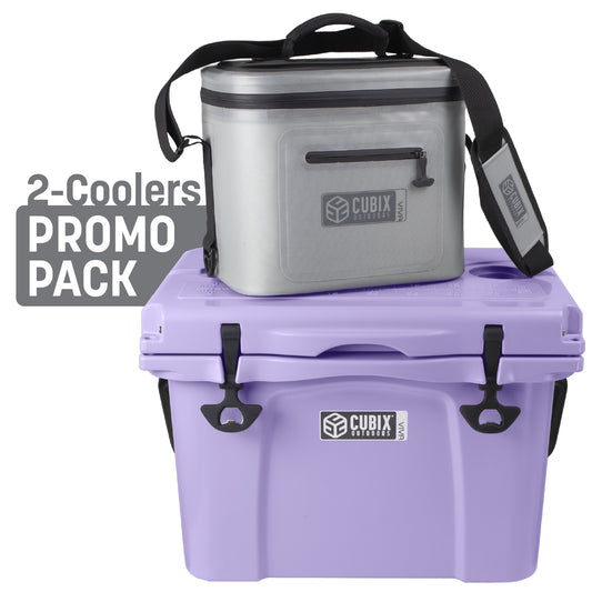 25 Quart Viva Cooler - Rotomolded - Lavender Field