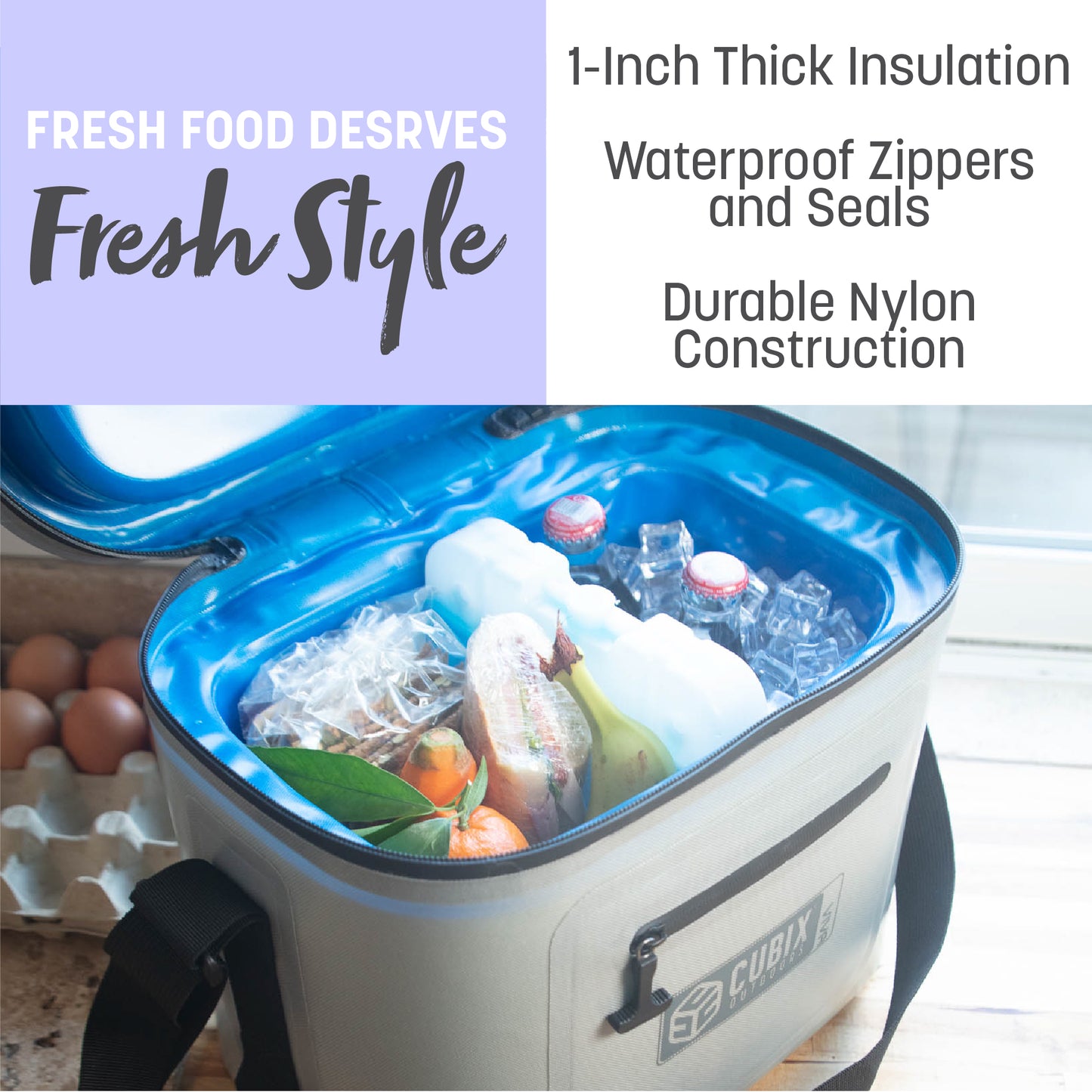 25 Quart Viva Cooler - Rotomolded - Lavender Field