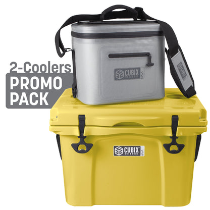 25 Quart Viva Cooler - Rotomolded - Sunflower Yellow