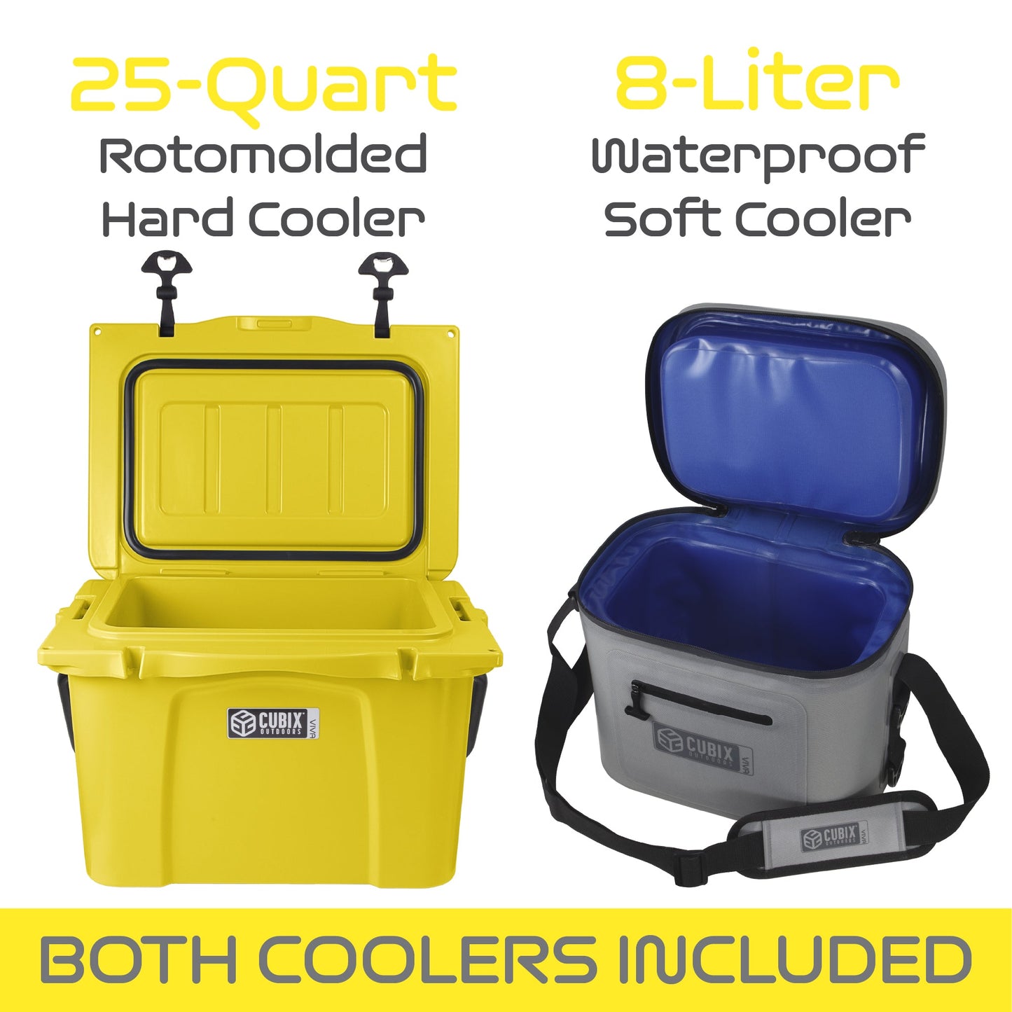 25 Quart Viva Cooler - Rotomolded - Sunflower Yellow