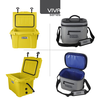 25 Quart Viva Cooler - Rotomolded - Sunflower Yellow
