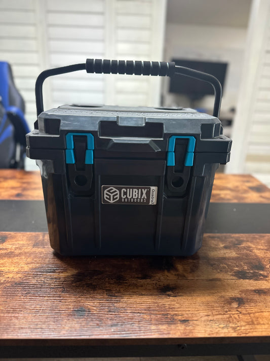 CLEARANCE - 10 Quart QuadraX Cooler - Rotomolded -Black