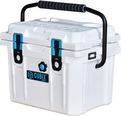 CLEARANCE - 10 Quart QuadraX Cooler - Rotomolded - Arctic White