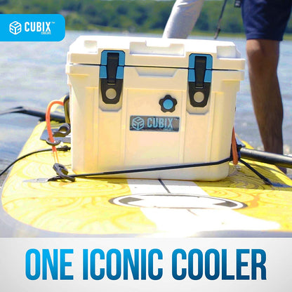 CLEARANCE - 10 Quart QuadraX Cooler - Rotomolded - Arctic White