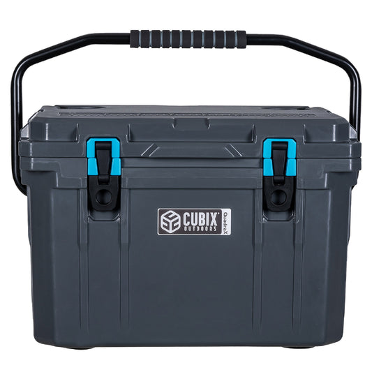 CLEARANCE - 20 Quart QuadraX Cooler - Rotomolded - Granite Grey